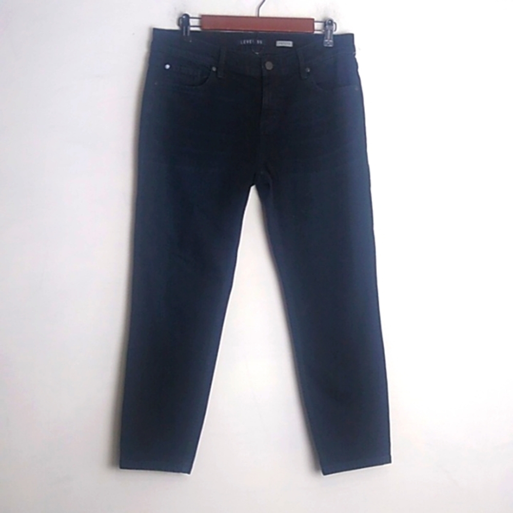 Level 99 Womens Black Jeans size 29 P petite style ey5923p like new
